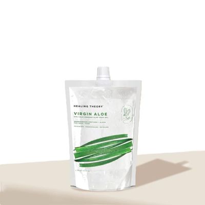 Healing Theory Virgin Aloe Vera Gel, Ultra Hydrating Moisturizer, Multi-Use Skin & Hair Care, 200ml