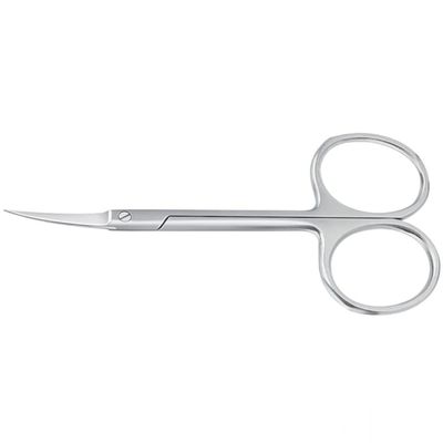 For 5-Pack Stainless Steel Cuticle Scissors - Curved Pointed Nail Clippers for Men & Women Ergonomic Manicure Tools, 9.5cm ERBUFAY(1pcs)