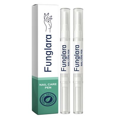 FIJEMYA Nail Fungus PenToenail Fungus Treatment Extra Strength for Toe Nail Repair Pen for Damaged Nails - 25% Undecylenic Acid with added Tea Tree Oil(2 PCS)