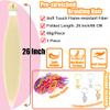 Saisifen Pre Stretched Braiding Hair Extensions for DIY Crochet Braids Ponytails and Highlight Hair #613 Blonde Synthetic Hair Extension Yaki Straight 1Pack 90g 26 Inches view 2