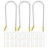 GALPADA 24pcs Hot Roller Clips Replacement 2.54cm Stainless Steel Hot Curler Clips U Shaped Heated Roller Clamps Nonslip Hair Curler Securing Pins For Women Girls view 1