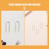 GALPADA 24pcs Hot Roller Clips Replacement 2.54cm Stainless Steel Hot Curler Clips U Shaped Heated Roller Clamps Nonslip Hair Curler Securing Pins For Women Girls view 3
