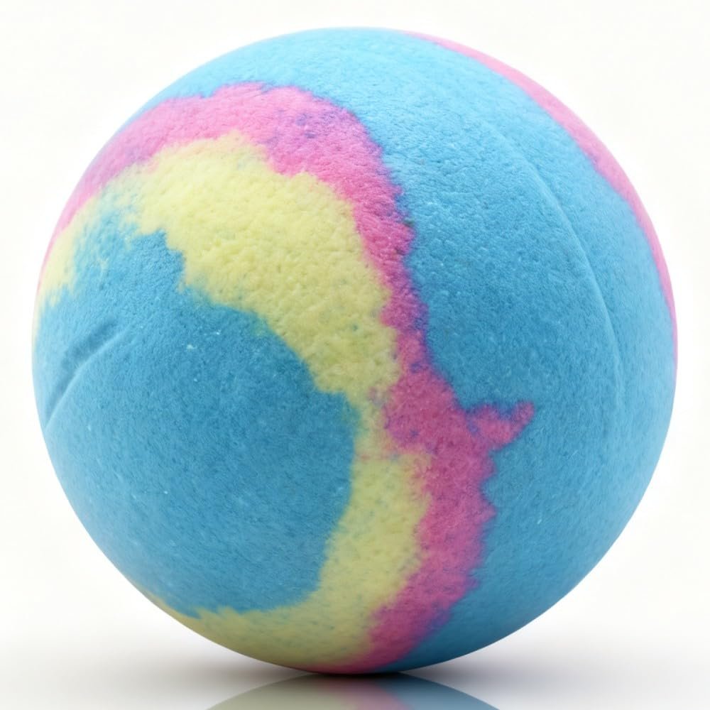 Milk Scented Bath Bomb - YC0191, 8.47 oz, Pack of 1 - Handmade SPA Bubble Bath for Relaxing - Essential Oil Personal Care Bath Gift for Birthday Mothers Day Christmas