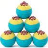 Grapefruit Scented Bath Bomb - YC199, 3.53 oz, Pack of 6 - Perfect for Bubble Spa Bath - Essential Oil Personal Care Bath Gift for Birthday Mothers Day Christmas view 1