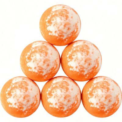 Sweet Orange Scented Bath Bomb - YC163, 3.53 oz, Pack of 6 - Perfect for Bubble Spa Bath - Essential Oil Personal Care Bath Gift for Birthday Mothers Day Christmas