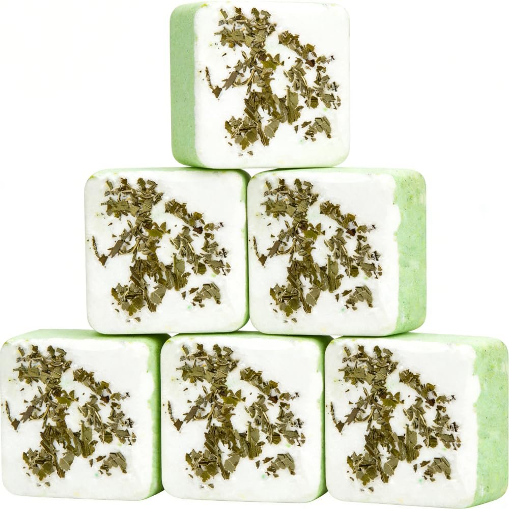 Mint Scented Bath Bomb - YC189, 3.53 oz, Pack of 6 - Perfect for Bubble Spa Bath - Essential Oil Personal Care Bath Gift for Birthday Mothers Day Christmas