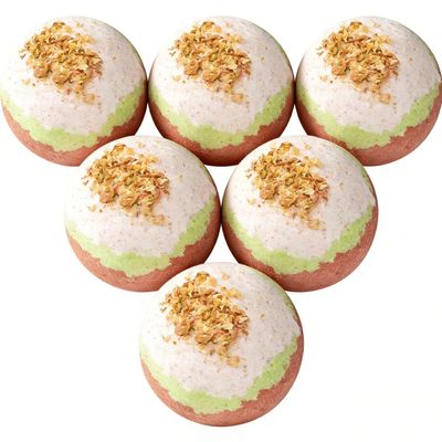 Milk Scented Bath Bomb - YC283, 3.53 oz, Pack of 6 - Perfect for Bubble Spa Bath - Essential Oil Personal Care Bath Gift for Birthday Mothers Day Christmas