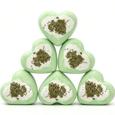 Mint Scented Bath Bomb - YC130, 3.53 oz, Pack of 6 - Perfect for Bubble Spa Bath - Essential Oil Personal Care Bath Gift for Birthday Mothers Day Christmas