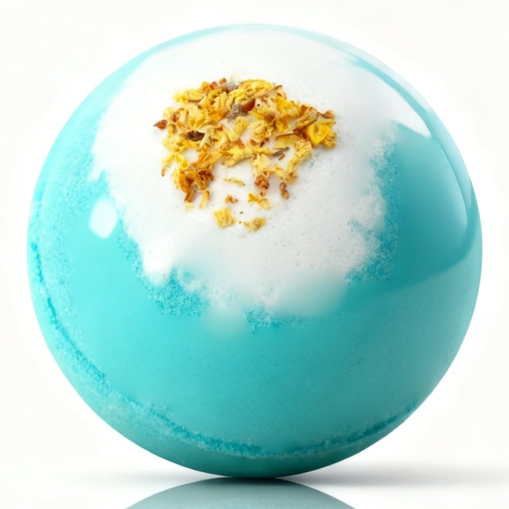 Osmanthus Scented Bath Bomb - YC0036, 3.88 oz, Pack of 1 - Handmade SPA Bubble Bath for Relaxing - Essential Oil Personal Care Bath Gift for Birthday Mothers Day Christmas