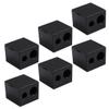 AUTSUPPL 6pcs Dual Cosmetic Pencil Sharpener Makeup Eye Brow Tool for Women Manual Eyeliner Lip Liner Accessories for Home Office School view 1