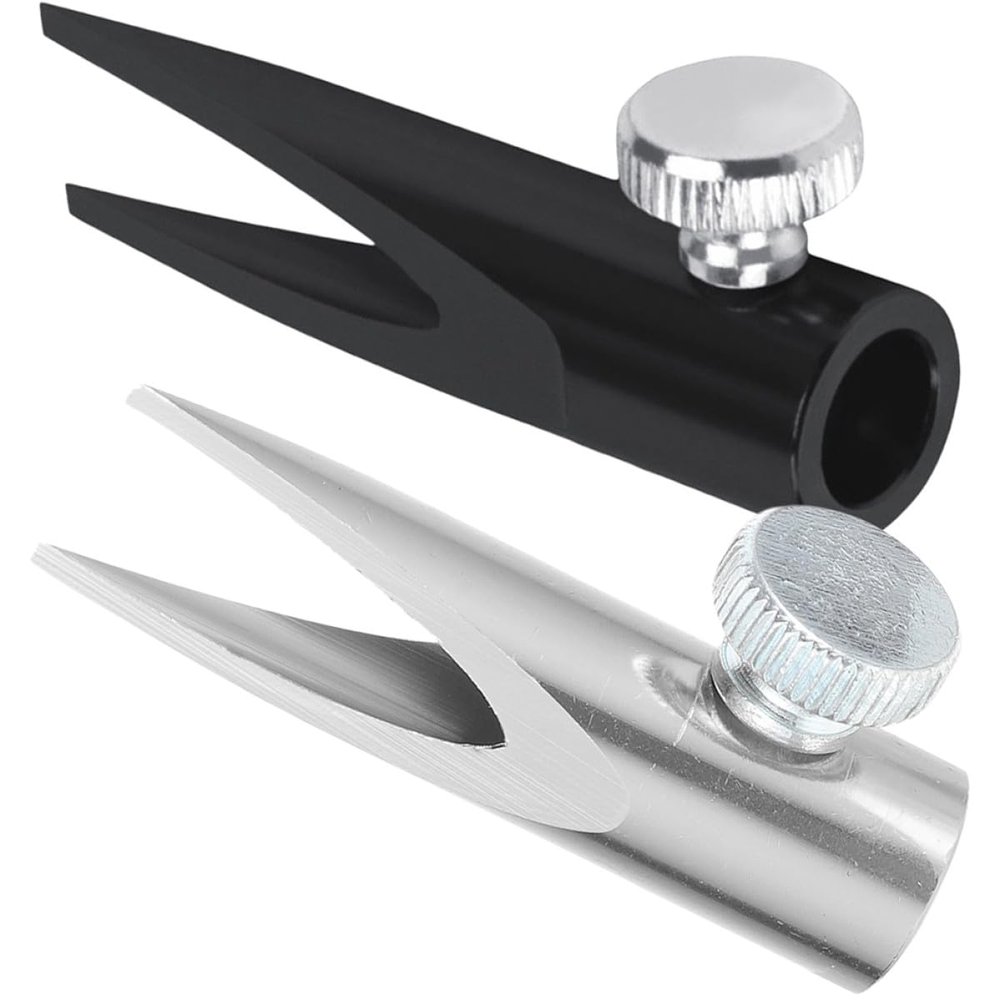 AUTSUPPL 2Pcs Manual Eyebrow Pencil Sharpener for Eyeliner and Lip Liner Dual-Sided Metal Sharpening Tool with U-Shaped Slot Portable Compact Design for Precise Makeup Detailing