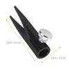 AUTSUPPL 2Pcs Manual Eyebrow Pencil Sharpener for Eyeliner and Lip Liner Dual-Sided Metal Sharpening Tool with U-Shaped Slot Portable Compact Design for Precise Makeup Detailing view 2