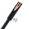 AUTSUPPL 2Pcs Manual Eyebrow Pencil Sharpener for Eyeliner and Lip Liner Dual-Sided Metal Sharpening Tool with U-Shaped Slot Portable Compact Design for Precise Makeup Detailing view 3