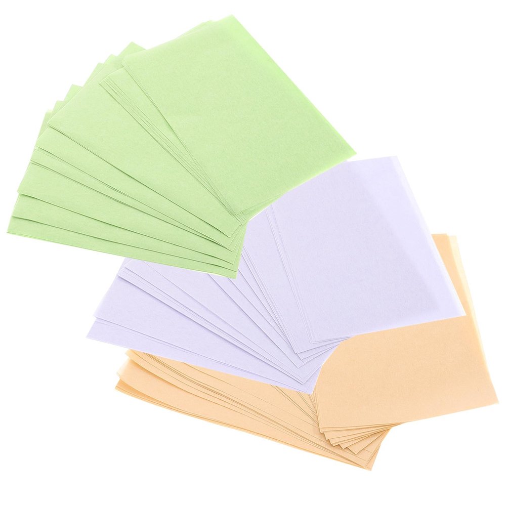 AUTSUPPL Practical Oil Absorbing Paper for Oily Skin Care with Green Tea Lavender Chamomile Scents Facial Blotting Sheets for Makeup Touch-up Portable for Home Office School Use