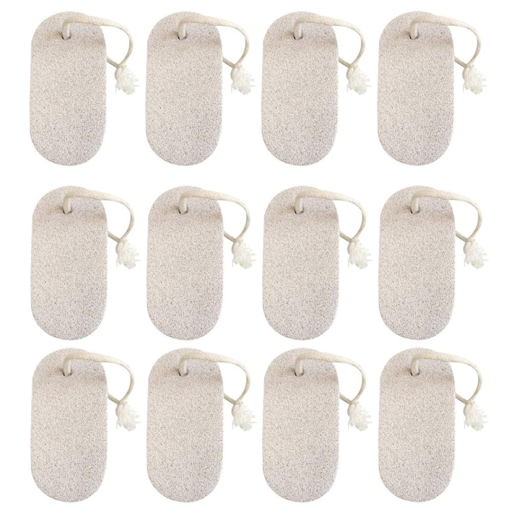 ELAYARD 20PCS Volcanic Stone Foot Rubbing Stones for Callus Removal Lightweight Compact Dead Skin Exfoliator Professional Pedicure Tool for Smooth Heels and Feet Care