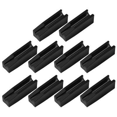 CTIRCHIU 10Pcs Portable Eyebrow Pencil Sharpener Aid Simple Slot Design for Cosmetic Pencils Makeup Sharpener Cutter Use Auxiliary Tool for Eyeliner and Lip Liner Maintenance