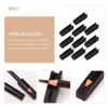 CTIRCHIU 10Pcs Portable Eyebrow Pencil Sharpener Aid Simple Slot Design for Cosmetic Pencils Makeup Sharpener Cutter Use Auxiliary Tool for Eyeliner and Lip Liner Maintenance view 4