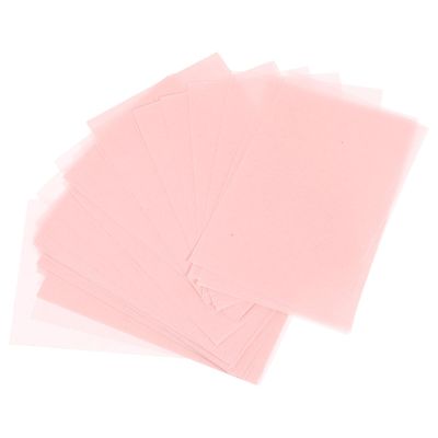 IWOWHERO 2Sets Natural Oil Control Facial Blotting Paper Double-sided Absorbent Skin Care Tissues for Oily Face Portable Pack with Refreshing Pink for Home Office Gym Use