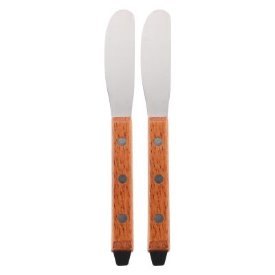 NinthAvenue Basics 2pcs Wax Applicator Spatulas: Non-Stick Stainless Steel Waxing Sticks for Women Body Reusable Nose Flat Spreader Wands
