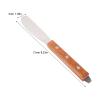 NinthAvenue Basics 2pcs Wax Applicator Spatulas: Non-Stick Stainless Steel Waxing Sticks for Women Body Reusable Nose Flat Spreader Wands view 2