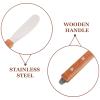 NinthAvenue Basics 2pcs Wax Applicator Spatulas: Non-Stick Stainless Steel Waxing Sticks for Women Body Reusable Nose Flat Spreader Wands view 3