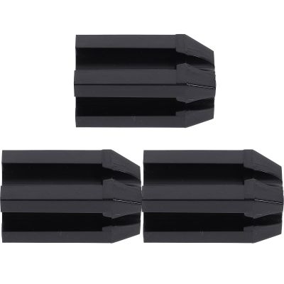 HAKIDZEL 3Pcs Dual Eyebrow Pencil Sharpeners for Makeup Black Cosmetic Pencil Sharpener for Eyeliner and Lip Liner Smooth Wood Sharpening Tool for Precise Beauty Supplies