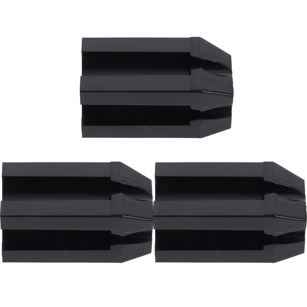 HAKIDZEL 3Pcs Dual Eyebrow Pencil Sharpeners for Makeup Black Cosmetic Pencil Sharpener for Eyeliner and Lip Liner Smooth Wood Sharpening Tool for Precise Beauty Supplies