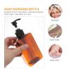 2 Pack Square Petg Pump Dispenser Bottle 280ml Refillable Portable view 4
