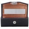 OSALADI Portable Single Lipstick Case with Mirror Elegant PU Leather Lipstick Holder for Women Dustproof and Decorative for Hiking Camping and Parties view 1
