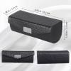 OSALADI Portable Single Lipstick Case with Mirror Elegant PU Leather Lipstick Holder for Women Dustproof and Decorative for Hiking Camping and Parties view 2
