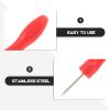 JHKNNK Eyelash Glue Bottle Piercing Needles Stainless Steel Tips Anti-Blocking Pins Sturdy and Comfortable Grip for Home and Professional Use view 3