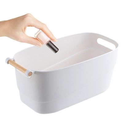 JHKNNK Sturdy Plastic Nail Soak Bowl for Manicure Hand Care Nail Art Soaking Container and Cuticle Softening