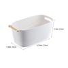 JHKNNK Sturdy Plastic Nail Soak Bowl for Manicure Hand Care Nail Art Soaking Container and Cuticle Softening view 2