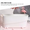 JHKNNK Sturdy Plastic Nail Soak Bowl for Manicure Hand Care Nail Art Soaking Container and Cuticle Softening view 3