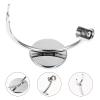 HOMOCONO Stable Silver Straight Razor Holder Stand for Men Beard Shaving Tool Supporter Shaving Razor Storage Accelerates Air Drying Neat Bathroom Organizer view 4