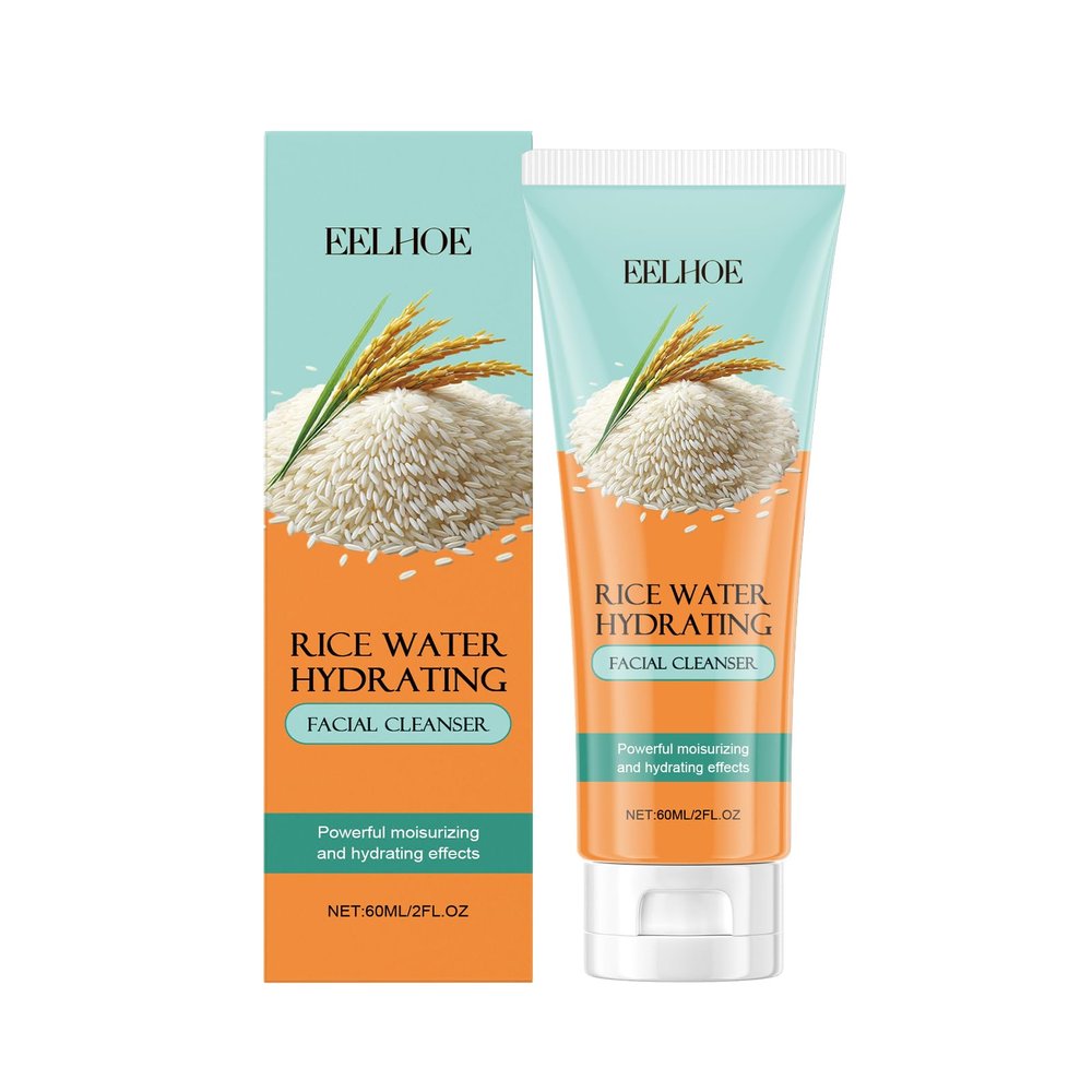 Aeviani Gentle Rice Water Facial Wash with Collagen for Daily Hydration and Smooth Skin, 60ml