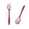 DONFAMDS 3Pcs Long Handle Silicone Bath Brushes for Back Shower Dual-Sided Soft Body Scrubbers with Massage Function Lightweight and Portable Bathroom Cleaning Random Color view 2