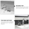DONFAMDS Aluminum Alloy Razor Stand for Men Large Safety Shaver Holder with Slip-resistant Base Bathroom Razor Organizer Rack for Tidy Washroom Countertops view 3