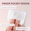 CLAT 100% Pure Pocket Cotton Pads Ultra Soft Non-Textured Vegan Hypoallergenic, Lint-Free, Anti-Rip Pads for Skincare, Makeup Removal & Wound Care Durable, Biodegradable & Eco-Friendly (120 Count) view 2