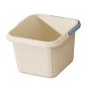 Teruyol Foot Basin with Massage Dots Convenient Portable Pedicure Lightweight Soaking Feet Bucket, blue view 1