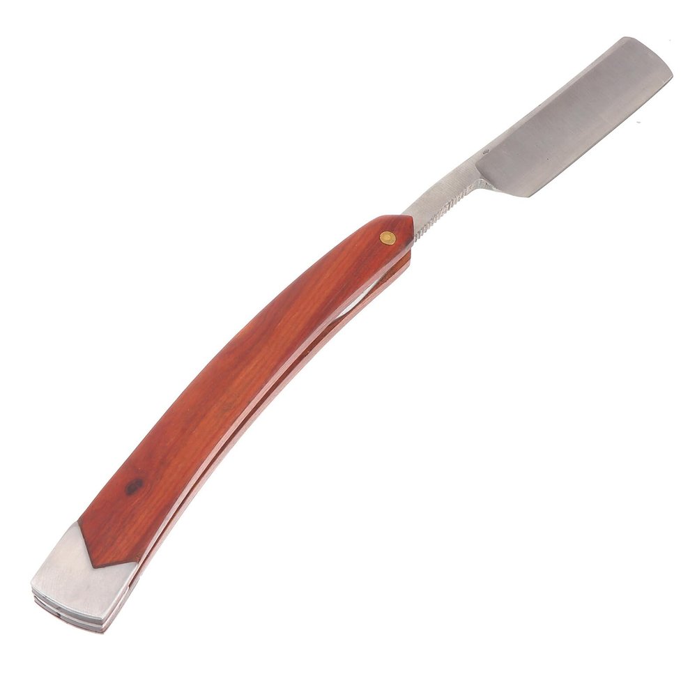 HEANUJJ Foldable Manual Straight Barber Razor for Men Beard Shaving Lightweight Stainless Steel Portable Clippers