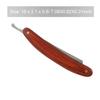 HEANUJJ Foldable Manual Straight Barber Razor for Men Beard Shaving Lightweight Stainless Steel Portable Clippers view 2