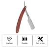 HEANUJJ Foldable Manual Straight Barber Razor for Men Beard Shaving Lightweight Stainless Steel Portable Clippers view 4