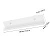 HEANUJJ Sturdy Acrylic Hair Extension Holder Wall Mount Suction Cup Hooks Hair Extension Organizer for Styling and Drying view 2