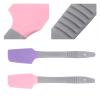 FESTFENDS Silicone Waxing Spatula Applicators Long Handle and Bright Colors Non-Stick Silicone for Convenient Wax Removal and Cleaning for Home and Personal Use view 2