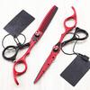 4 Color Professional 440c 6 '' Cut Hair Scissors Cutting Barber Haircut thinning Shears Hairdressing Scissors Set, view 2