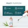 PODERM Tea Tree Nail Serum - 6 ml | 4-in-1 Formula for Damaged, Yellowed, and Dull Nails Helps Even Nail Thickness Swiss Made view 4