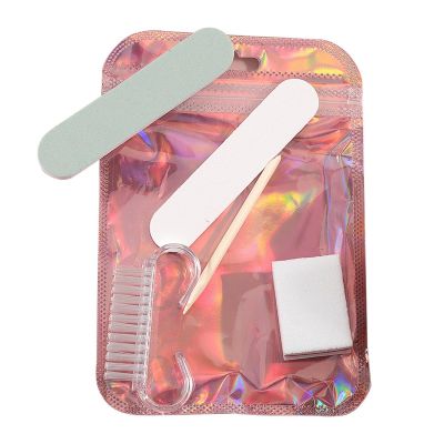 20 pcs Disposable Nail Tool Set, rubbing Strip, polishing Strip, Wooden Stick, Horn Brush Tool kit