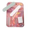 20 pcs Disposable Nail Tool Set, rubbing Strip, polishing Strip, Wooden Stick, Horn Brush Tool kit view 1