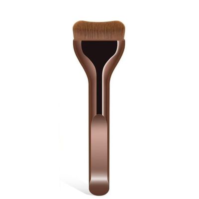 1pcs Ultra-thin and wide-tipped foundation brush with no trace of coverage, non-fading powder, flat head and soft bristles, a beauty tool for makeup application.